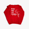 Sudadera Roja Parejas Ella