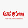 Sticker 'Cuernos Chuecos' Rojo