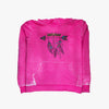 Sudadera Plumas Rosa